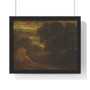   Premium Framed Horizontal Poster,Henri Fantin-Latour, Dusk  --  Premium Framed Horizontal Poster,Henri Fantin-Latour, Dusk  --  Premium Framed Horizontal Poster,Henri Fantin,Latour, Dusk  ,