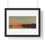  American - Premium Framed Horizontal Poster,Twilight on the Sound, Darien, Connecticut, 1872, John Frederick Kensett, American , Premium Framed Horizontal Poster,Twilight on the Sound, Darien, Connecticut, 1872, John Frederick Kensett, American - Premium Framed Horizontal Poster, Darien, Connecticut, John Frederick Kensett,Twilight on the Sound, 1872