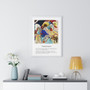 Improvisation No. 30 (1913) by Wassily Kandinsky (5) , Premium Framed Vertical Poster,Improvisation No. 30 (1913) by Wassily Kandinsky (5) - Premium Framed Vertical Poster