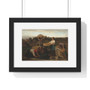'San Rafael' by Jules Tavernier, 1880 , Premium Horizontal Framed Poster,'San Rafael' by Jules Tavernier, 1880 - Premium Horizontal Framed Poster,'San Rafael' by Jules Tavernier, 1880 - Premium Horizontal Framed Poster
