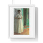 Portræt af Marie Krøyer 1890, by Peder Severin Krøyer - Premium Vertical Framed Poster