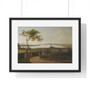 Jens Juel 's View over the Lesser Belt , Premium Horizontal Framed Poster,Jens Juel 's View over the Lesser Belt - Premium Horizontal Framed Poster