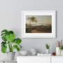 Jens Juel 's View over the Lesser Belt , Premium Horizontal Framed Poster,Jens Juel 's View over the Lesser Belt - Premium Horizontal Framed Poster