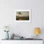 Jens Juel 's View over the Lesser Belt - Premium Horizontal Framed Poster,Jens Juel 's View over the Lesser Belt , Premium Horizontal Framed Poster