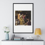  Premium Horizontal Framed Poster,Johannes Vermeer’s Diana and her Nymphs (ca. 1653–1654) - Premium Horizontal Framed Poster,Johannes Vermeer’s Diana and her Nymphs (ca. 1653–1654) 