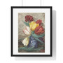 Two Red Tulips by Sientje Mesdag-van Houten (1834–1909) - Premium Framed Vertical Poster