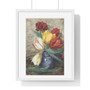 Two Red Tulips by Sientje Mesdag-van Houten (1834–1909) - Premium Framed Vertical Poster