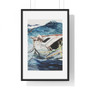 Study for The Gulf Stream (ca. 1898–1899) by Winslow Homer - Premium Vertical Framed Poster,Study for The Gulf Stream (ca. 1898–1899) by Winslow Homer , Premium Vertical Framed Poster