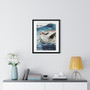 Study for The Gulf Stream (ca. 1898–1899) by Winslow Homer , Premium Vertical Framed Poster,Study for The Gulf Stream (ca. 1898–1899) by Winslow Homer - Premium Vertical Framed Poster