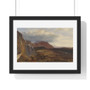  View of Saleve, near Geneva , Premium Horizontal Framed Poster,Théodore Rousseau - View of Saleve, near Geneva - Premium Horizontal Framed Poster,Théodore Rousseau - View of Saleve, near Geneva - Premium Horizontal Framed Poster,Théodore Rousseau 