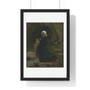 Jules Breton Washerwoman in Brittany 1865 -  Premium Framed Vertical Poster