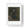 Jules Breton Washerwoman in Brittany 1865 -  Premium Framed Vertical Poster