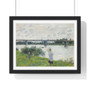  Argenteuil (1874) - Premium Framed Horizontal Poster,Claude Monet's The Promenade with the Railroad Bridge, Argenteuil (1874) , Premium Framed Horizontal Poster,Claude Monet's The Promenade with the Railroad Bridge, Argenteuil (1874) - Premium Framed Horizontal Poster,Claude Monet's The Promenade with the Railroad Bridge