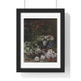  Premium Framed Vertical Poster,Spring Flowers (1864) by Claude Monet - Premium Framed Vertical Poster,Spring Flowers (1864) by Claude Monet 