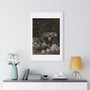 Premium Framed Vertical Poster,Spring Flowers (1864) by Claude Monet - Premium Framed Vertical Poster,Spring Flowers (1864) by Claude Monet 