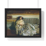 John Singer Sargent , Nonchaloir (Repose) ,, Premium Framed Horizontal Poster,John Singer Sargent - Nonchaloir (Repose) -- Premium Framed Horizontal Poster