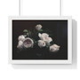 Henri fantin latour, rose rosa in un bicchiere  ,  Premium Framed Horizontal Poster,Henri fantin latour, rose rosa in un bicchiere  -  Premium Framed Horizontal Poster,Henri fantin latour, rose rosa in un bicchiere  -  Premium Framed Horizontal Poster