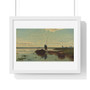 Paul_Gabriël's Polder landscape  , Premium Horizontal Framed Poster,Paul_Gabriël's Polder landscape  - Premium Horizontal Framed Poster