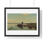 Paul_Gabriël's Polder landscape  , Premium Horizontal Framed Poster,Paul_Gabriël's Polder landscape  - Premium Horizontal Framed Poster