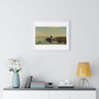 Paul_Gabriël's Polder landscape  , Premium Horizontal Framed Poster,Paul_Gabriël's Polder landscape  - Premium Horizontal Framed Poster