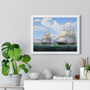 Fitz Henry Lane, The Ships Winged Arrow and Southern Cross in Boston Harbor , Premium Framed Horizontal Poster,Fitz Henry Lane, The Ships Winged Arrow and Southern Cross in Boston Harbor - Premium Framed Horizontal Poster,Fitz Henry Lane, The Ships Winged Arrow and Southern Cross in Boston Harbor - Premium Framed Horizontal Poster