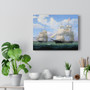 Fitz Henry Lane, The Ships Winged Arrow and Southern Cross in Boston Harbor  ,  Stretched Canvas,Fitz Henry Lane, The Ships Winged Arrow and Southern Cross in Boston Harbor  -  Stretched Canvas,Fitz Henry Lane, The Ships Winged Arrow and Southern Cross in Boston Harbor  -  Stretched Canvas