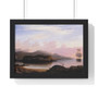 Fitz Henry Lane, Off Mount Desert Island  -  Premium Framed Horizontal Poster,Fitz Henry Lane, Off Mount Desert Island  -  Premium Framed Horizontal Poster,Fitz Henry Lane, Off Mount Desert Island  ,  Premium Framed Horizontal Poster