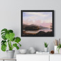 Fitz Henry Lane, Off Mount Desert Island  ,  Premium Framed Horizontal Poster,Fitz Henry Lane, Off Mount Desert Island  -  Premium Framed Horizontal Poster,Fitz Henry Lane, Off Mount Desert Island  -  Premium Framed Horizontal Poster