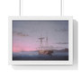 Fitz Henry Lane, Lumber Schooners at Evening on Penobscot Bay,  , Premium Framed Horizontal Poster,Fitz Henry Lane, Lumber Schooners at Evening on Penobscot Bay,  - Premium Framed Horizontal Poster,Fitz Henry Lane, Lumber Schooners at Evening on Penobscot Bay,  - Premium Framed Horizontal Poster