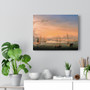 Fitz Henry Lane, Boston Harbor  - Stretched Canvas,Fitz Henry Lane, Boston Harbor  , Stretched Canvas,Fitz Henry Lane, Boston Harbor  - Stretched Canvas