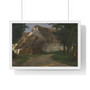 Rosa Bonheur, The Farm at the Entrance of the Wood , Premium Framed Horizontal Poster,Rosa Bonheur, The Farm at the Entrance of the Wood - Premium Framed Horizontal Poster,Rosa Bonheur, The Farm at the Entrance of the Wood - Premium Framed Horizontal Poster