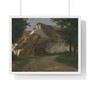 Rosa Bonheur, The Farm at the Entrance of the Wood , Premium Framed Horizontal Poster,Rosa Bonheur, The Farm at the Entrance of the Wood - Premium Framed Horizontal Poster,Rosa Bonheur, The Farm at the Entrance of the Wood - Premium Framed Horizontal Poster