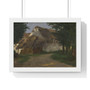  The Farm at the Entrance of the Wood - Premium Framed Horizontal Poster,Rosa Bonheur, The Farm at the Entrance of the Wood , Premium Framed Horizontal Poster,Rosa Bonheur, The Farm at the Entrance of the Wood - Premium Framed Horizontal Poster,Rosa Bonheur