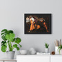 Corisca and the Satyr by Artemisia Gentileschi , Premium Framed Horizontal Poster,Corisca and the Satyr by Artemisia Gentileschi - Premium Framed Horizontal Poster