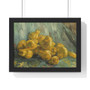 Still Life with Quinces by Vincent van Gogh  -  Premium Framed Horizontal Poster,Still Life with Quinces by Vincent van Gogh  ,  Premium Framed Horizontal Poster