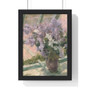 Mary Cassat, Lilacs in a Window  ,  Premium Framed Vertical Poster,Mary Cassat, Lilacs in a Window  -  Premium Framed Vertical Poster,Mary Cassat, Lilacs in a Window  -  Premium Framed Vertical Poster