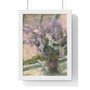   Premium Framed Vertical Poster,Mary Cassat, Lilacs in a Window  -  Premium Framed Vertical Poster,Mary Cassat, Lilacs in a Window  -  Premium Framed Vertical Poster,Mary Cassat, Lilacs in a Window  