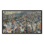 Boulevard of the Italians, Morning, Sunlight (1897) by Camille Pissarro Framed Canvas