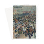 Boulevard of the Italians, Morning, Sunlight (1897) by Camille Pissarro - Greeting Card - (FREE SHIPPING)