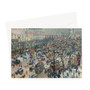 Boulevard of the Italians, Morning, Sunlight (1897) by Camille Pissarro - Greeting Card - (FREE SHIPPING)