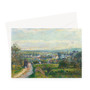 View of Saint-Ouen-l’Aumône (ca. 1876) by Camille Pissarro -  Greeting Card - (FREE SHIPPING)
