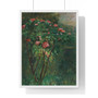 Gustave Caillebotte Le rosier fleuri , Premium Framed Vertical Poster,Gustave Caillebotte Le rosier fleuri - Premium Framed Vertical Poster