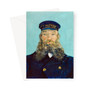 Vincent van Gogh's Portrait of Postman Roulin (1888) -  Greeting Card - (FREE SHIPPING)