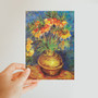 Vincent van Gogh's Imperial Fritillaries in a Copper Vase (1887) -  Classic Postcard - (FREE SHIPPING)