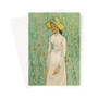 Vincent van Gogh - Girl in White - 1890 -  Greeting Card - (FREE SHIPPING)