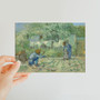First Steps, after Millet 1890 Vincent van Gogh Dutch -  Classic Postcard - (FREE SHIPPING)