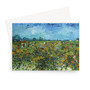 Vincent Van Gogh - The Green Vineyard (1888) -  Greeting Card - (FREE SHIPPING)