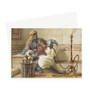 Carl_Haag_A_Nubian_harper -  Greeting Card - (FREE SHIPPING)