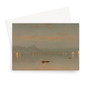 Sanford_Robinson_Gifford_-_Haverstraw_Bay -  Greeting Card - (FREE SHIPPING)