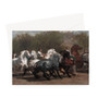 Rosa Bonheur's Le Marché Aux Chevaux (The Horse Fair) - 1927-1916 -  Greeting Card - (FREE SHIPPING)